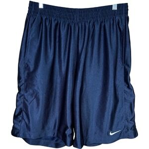 Nike Basketball Mens XL Navy Blue Mesh Athletic Shorts 207630-453